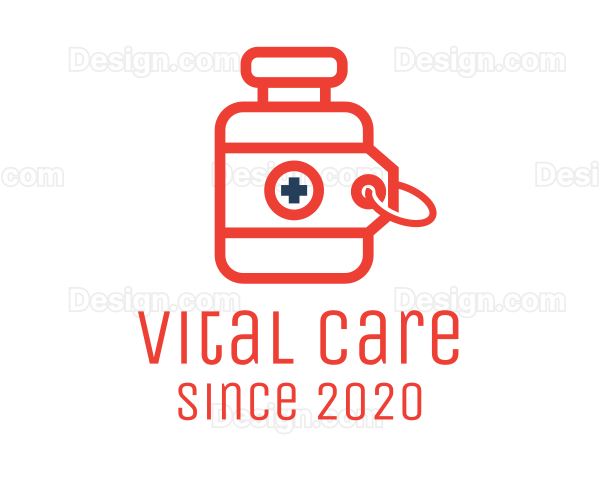 Prescription Drugs Tag Logo