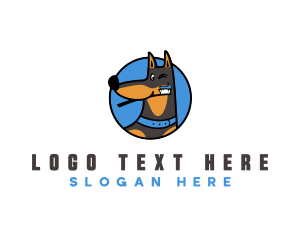 Dog Brushing Teeth logo