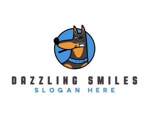 Dog Brushing Teeth logo