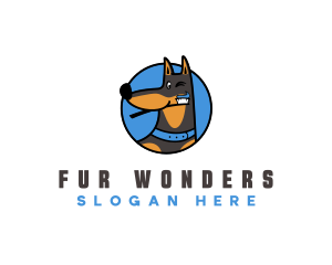Dog Brushing Teeth logo