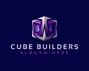 Cyber Tech Cube logo design