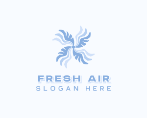 Fan Air Conditioning logo design