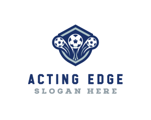 Soccer Varsity League logo design