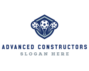 Soccer Varsity League logo design