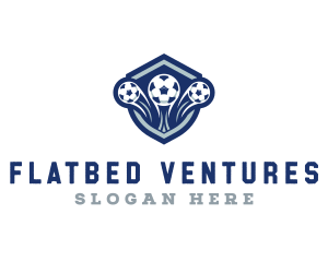 Soccer Varsity League logo design