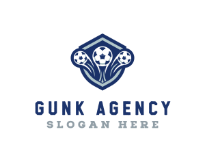 Soccer Varsity League logo design