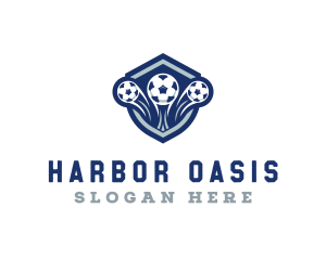 Soccer Varsity League logo design