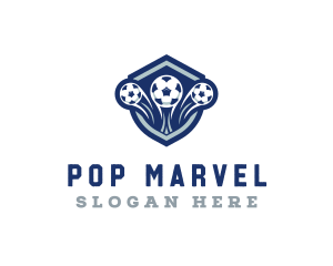 Soccer Varsity League logo design