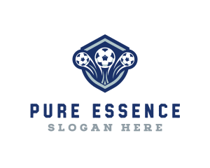 Soccer Varsity League logo design