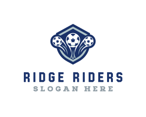 Soccer Varsity League logo design