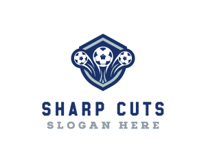 Soccer Varsity League logo design