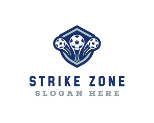 Soccer Varsity League logo design