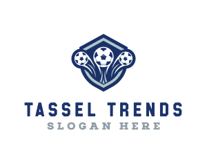 Soccer Varsity League logo design