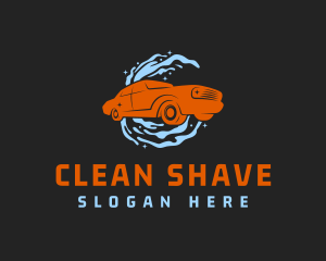 Car Water Cleaning logo design