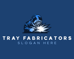 Welder Industrial Fabrication logo design