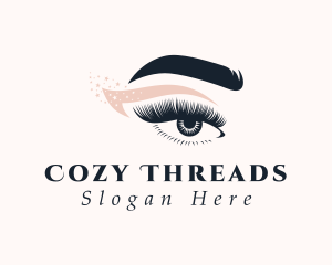 Eye Makeup Beautician logo design