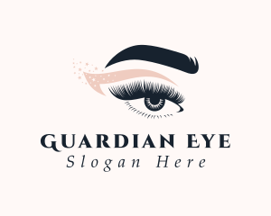 Eye Makeup Beautician logo design