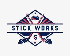 Hockey Varsity Tournament logo design