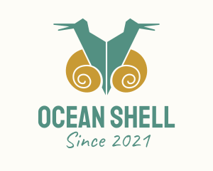 Twin Snail Silhouette  logo