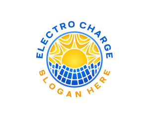 Solar Power Energy  logo design