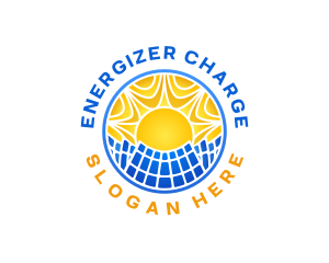 Solar Power Energy  logo design