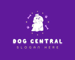 Cute Puppy Dog logo design