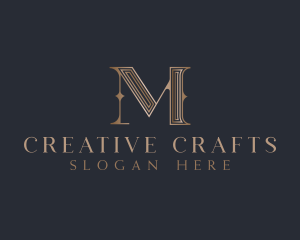 Luxury Elegant Decorative Letter M logo