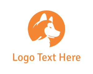 Orange Dog Circle  logo