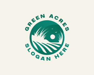 Agriculture Eco Grass logo