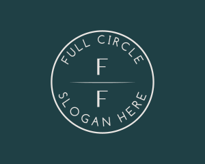 Minimalist Fashion Circle logo design