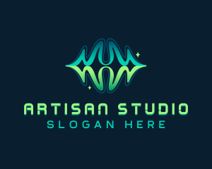 Music Wave Tech Studio logo design