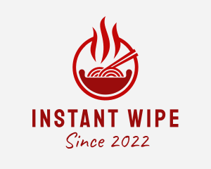 Spicy Noodles Street Food  logo design