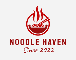 Spicy Noodles Street Food  logo design