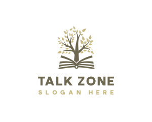 Book Educational Tree Logo