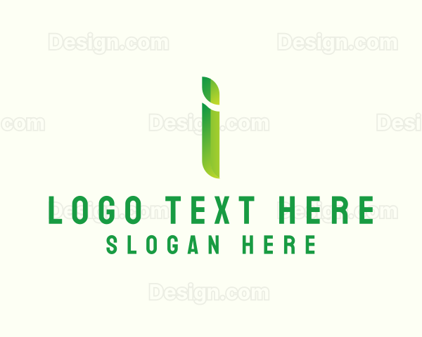 Green Firm Letter I Logo