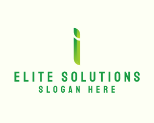 Green Firm Letter I logo