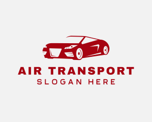 Red Car Transport logo design