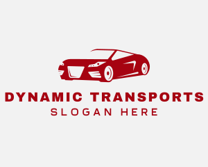 Red Car Transport logo design