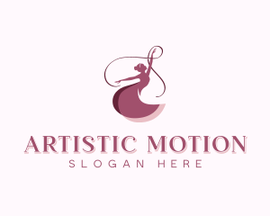 Ballet Dancer Ballerina logo