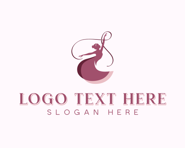 Ballet Dancer Ballerina logo