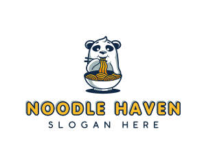 Restaurant Noodle Bear  logo design