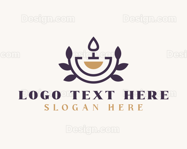 Scented Candle Wellness Logo