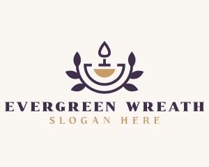 Scented Candle Wellness logo design