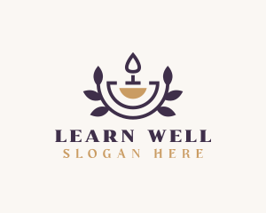 Scented Candle Wellness logo design