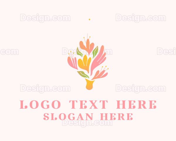 Spring Bloom Bouquet Logo