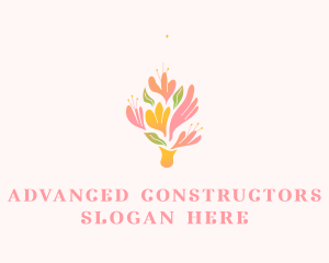 Spring Flower Bouquet  logo design