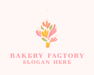 Spring Flower Bouquet  logo design