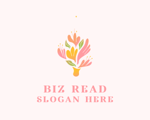 Spring Flower Bouquet  logo design