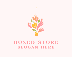 Spring Flower Bouquet  logo design