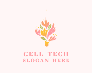 Spring Flower Bouquet  logo design